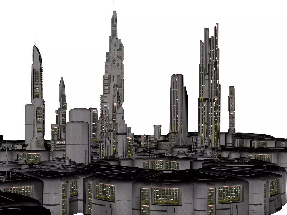 Orion Colonial City 3D print model_0