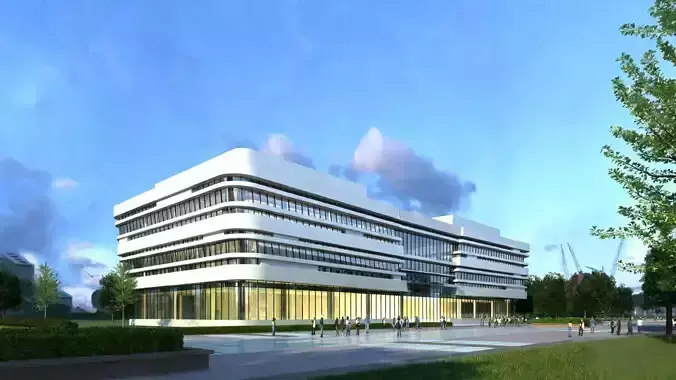 Modern Office Building 3D model