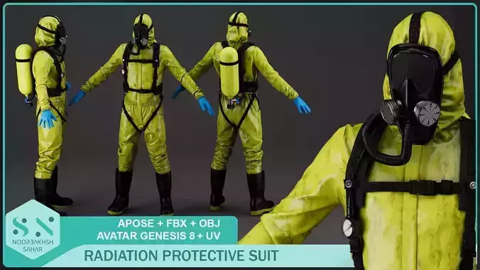 RADIATION PROTECTIVE SUIT 3D model