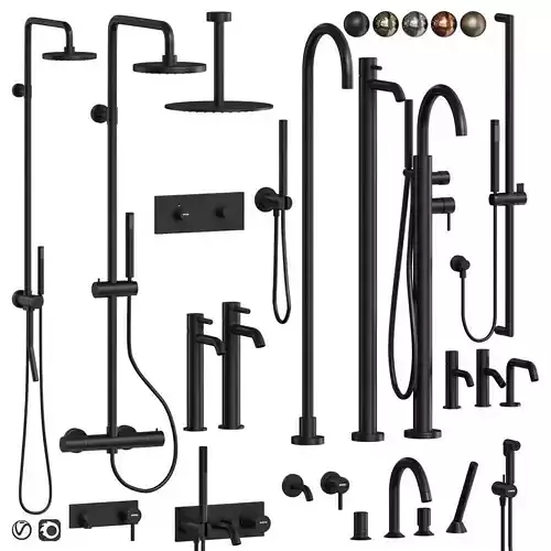 Fantini Nostromo faucet set 3D model