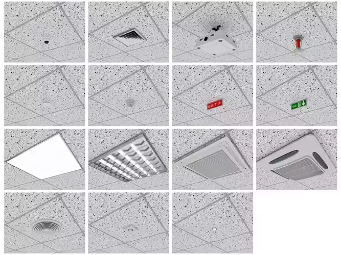 Modular Ceiling Collection 3D model