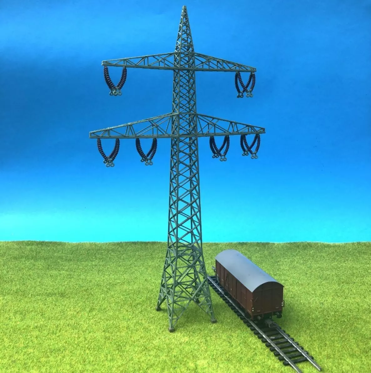 Transmission tower ERM07 Danube mast 1-87 resin 3D print model