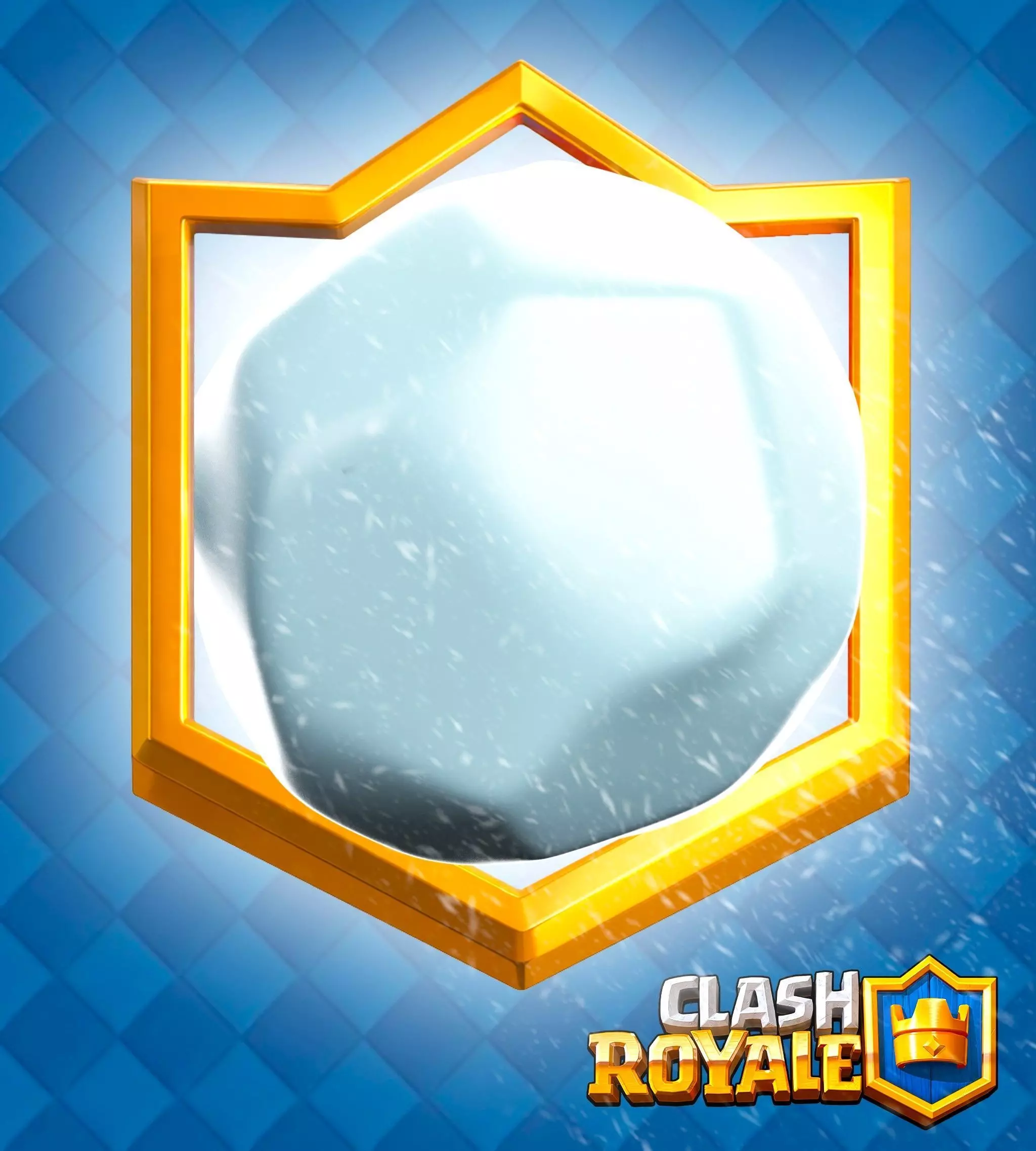 Clash Royale Giant Snowball Card 3D model