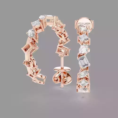  Diamond Hoops 