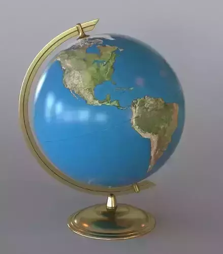 World globe 3D model