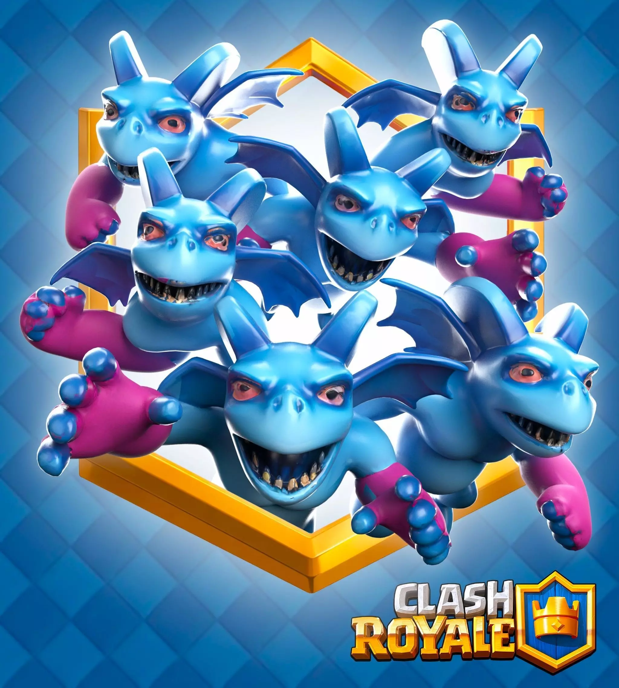 Clash Royale Minion Horde Card 3D model