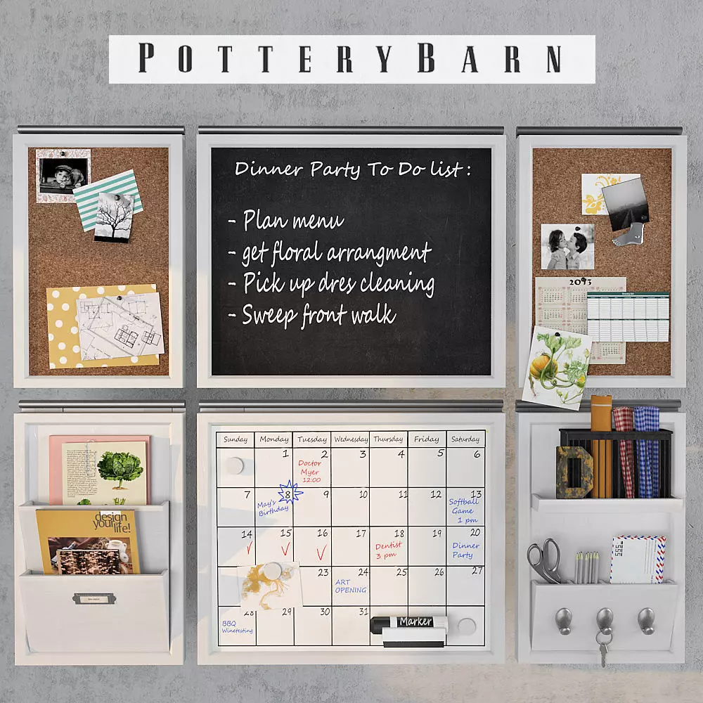 Pottery Barn Daily System 3D model_0