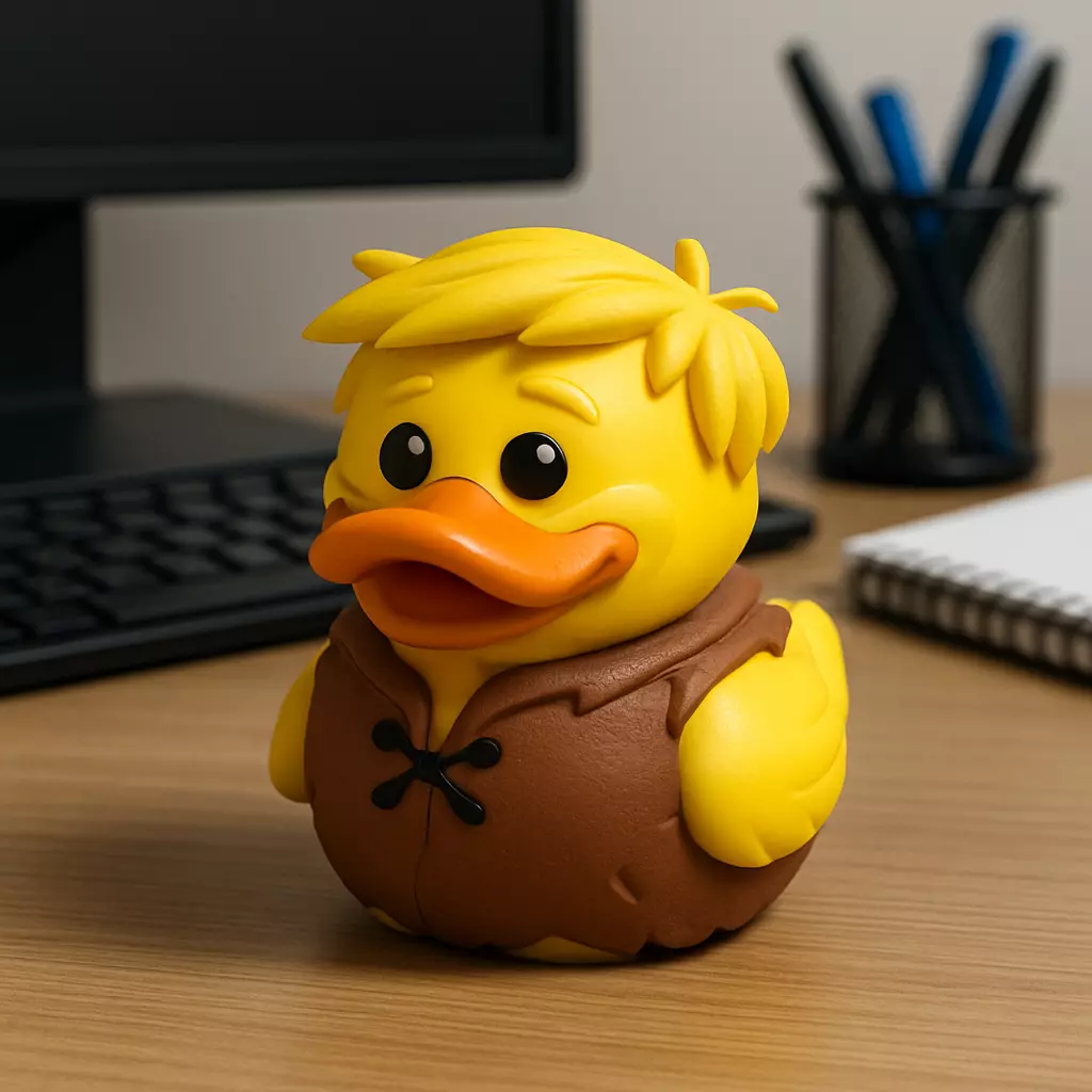 Rubber Duck - Barney rubble - 3D print 3D print model