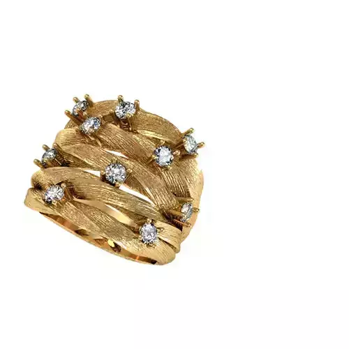 multi layer vine ring 3D print model