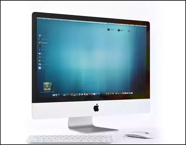 Apple IMac computer 3D model