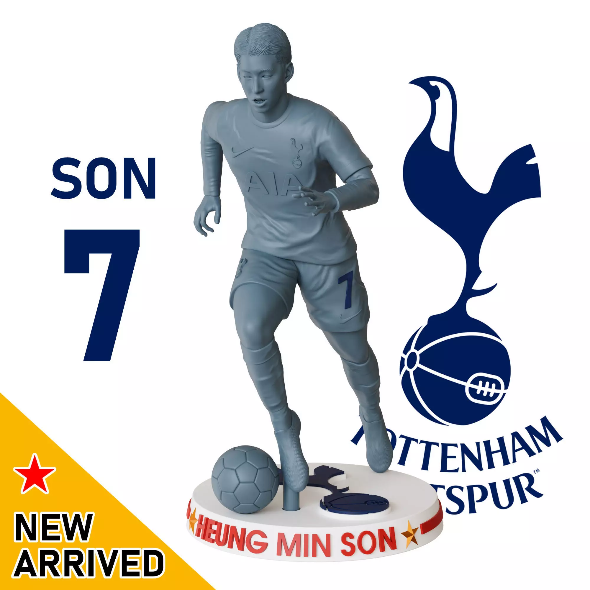 SON HEUNG MIN 3D PRINTABLE FOOTBALLPLAYER FIGURE 3D print model