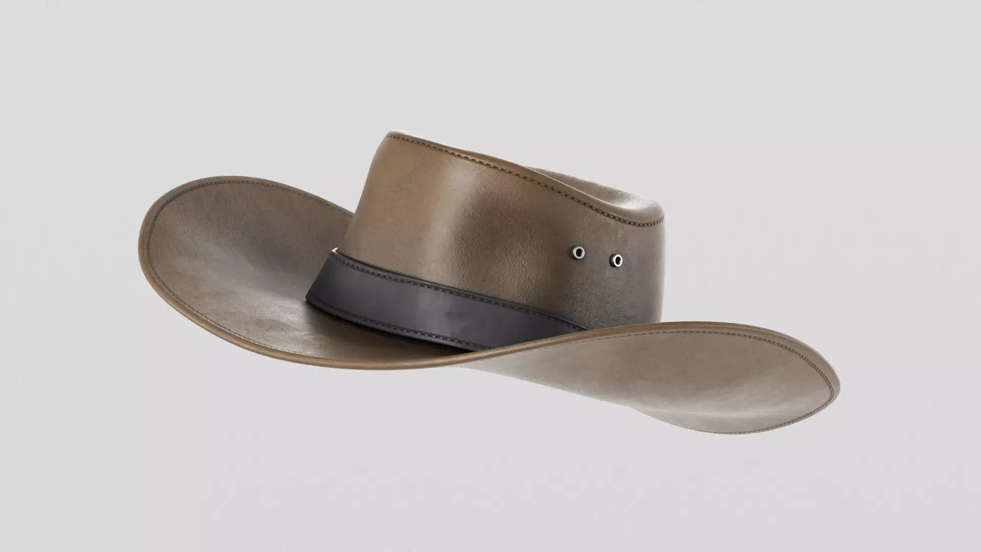 Cowboy Hat Low-poly 3D model