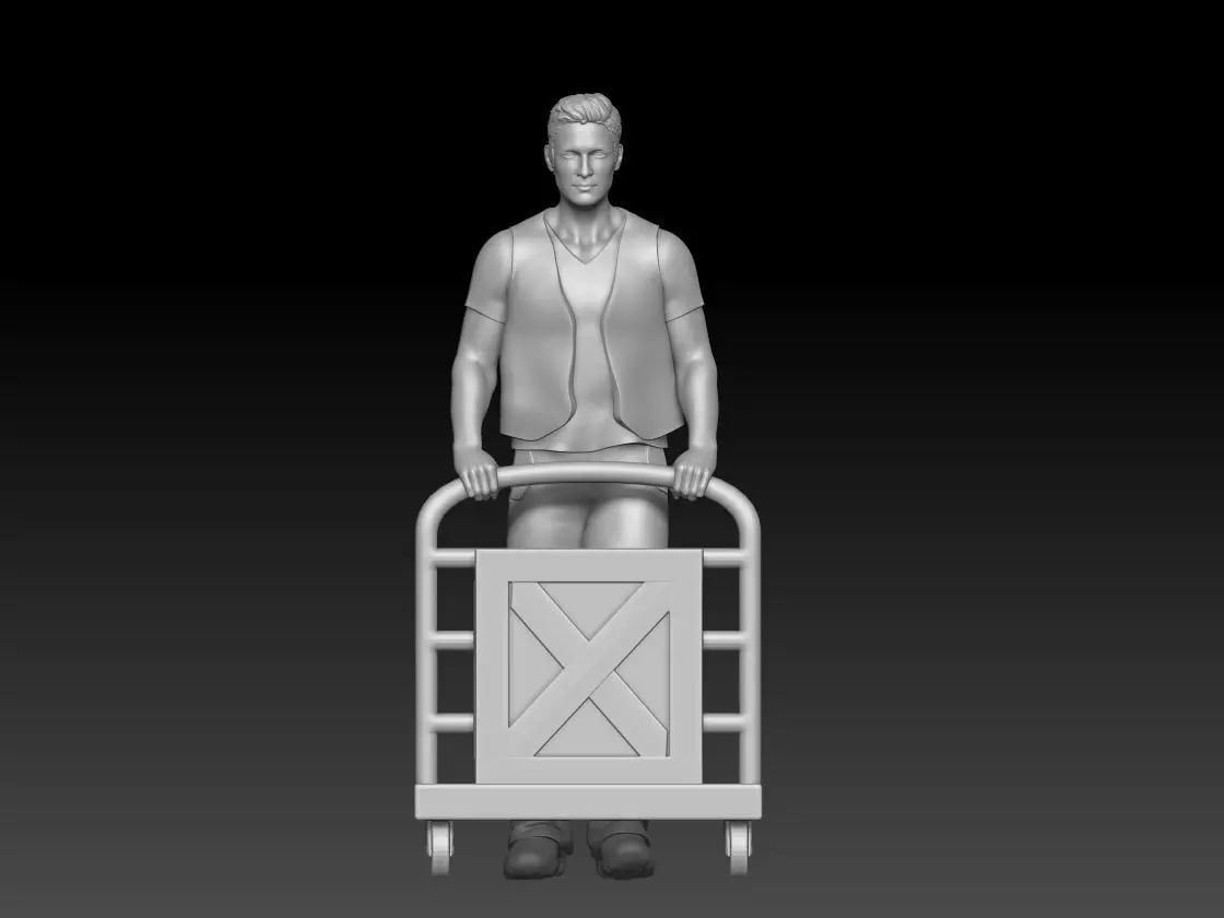 warehouse man 1 3D print model