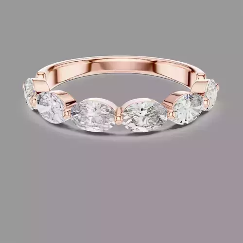 Half Eternity band ring 
