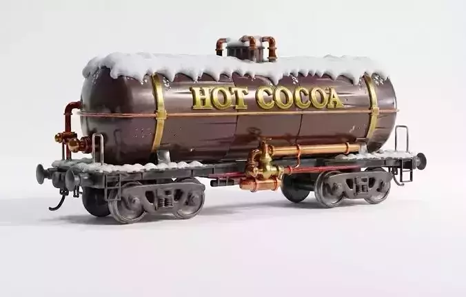  Cocoa Express Tanker 3D Model