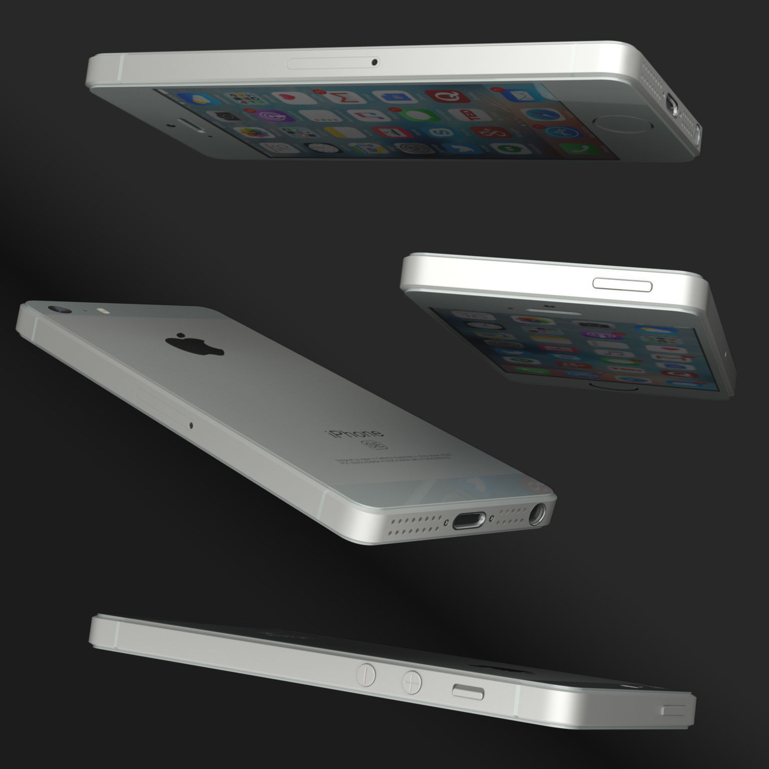 Apple Collection 01 3D model_11
