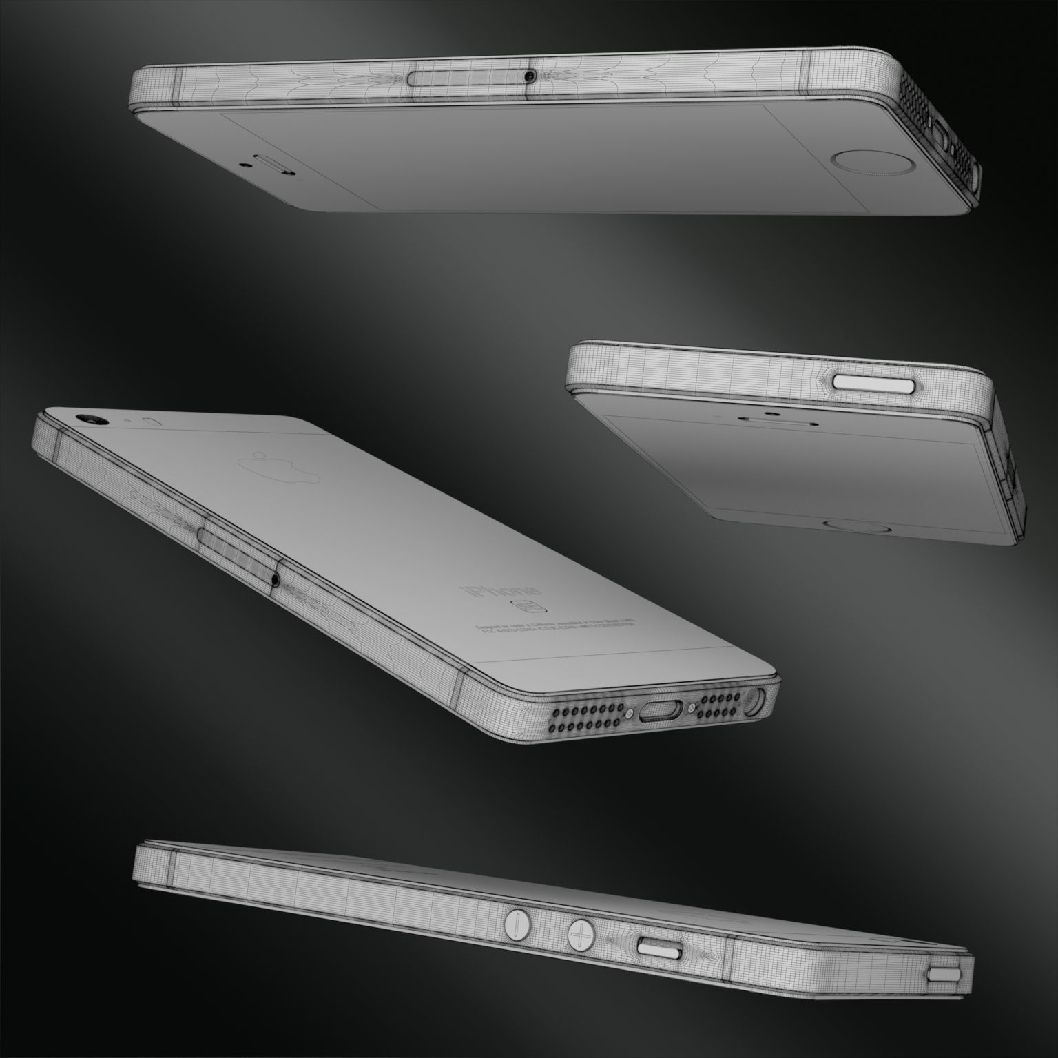 Apple Collection 01 3D model_13