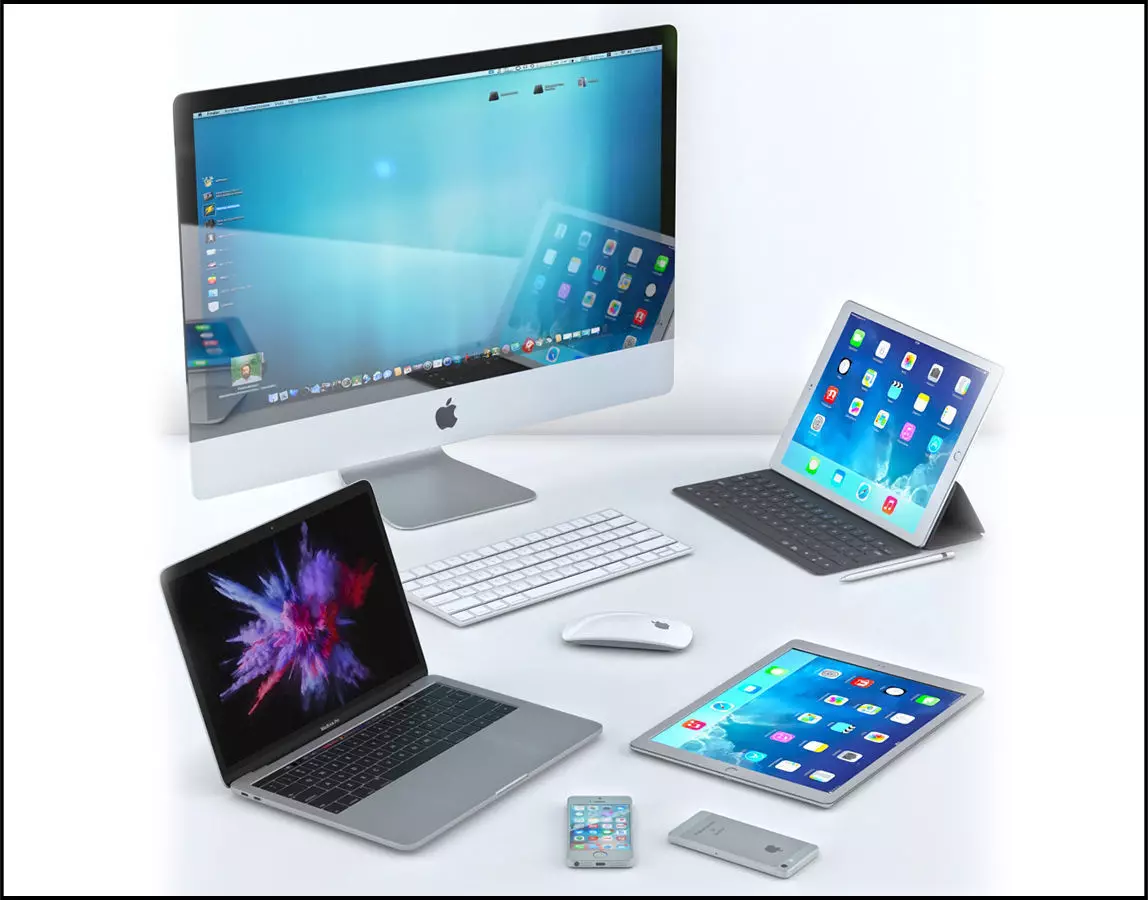 Apple Collection 01 3D model_0