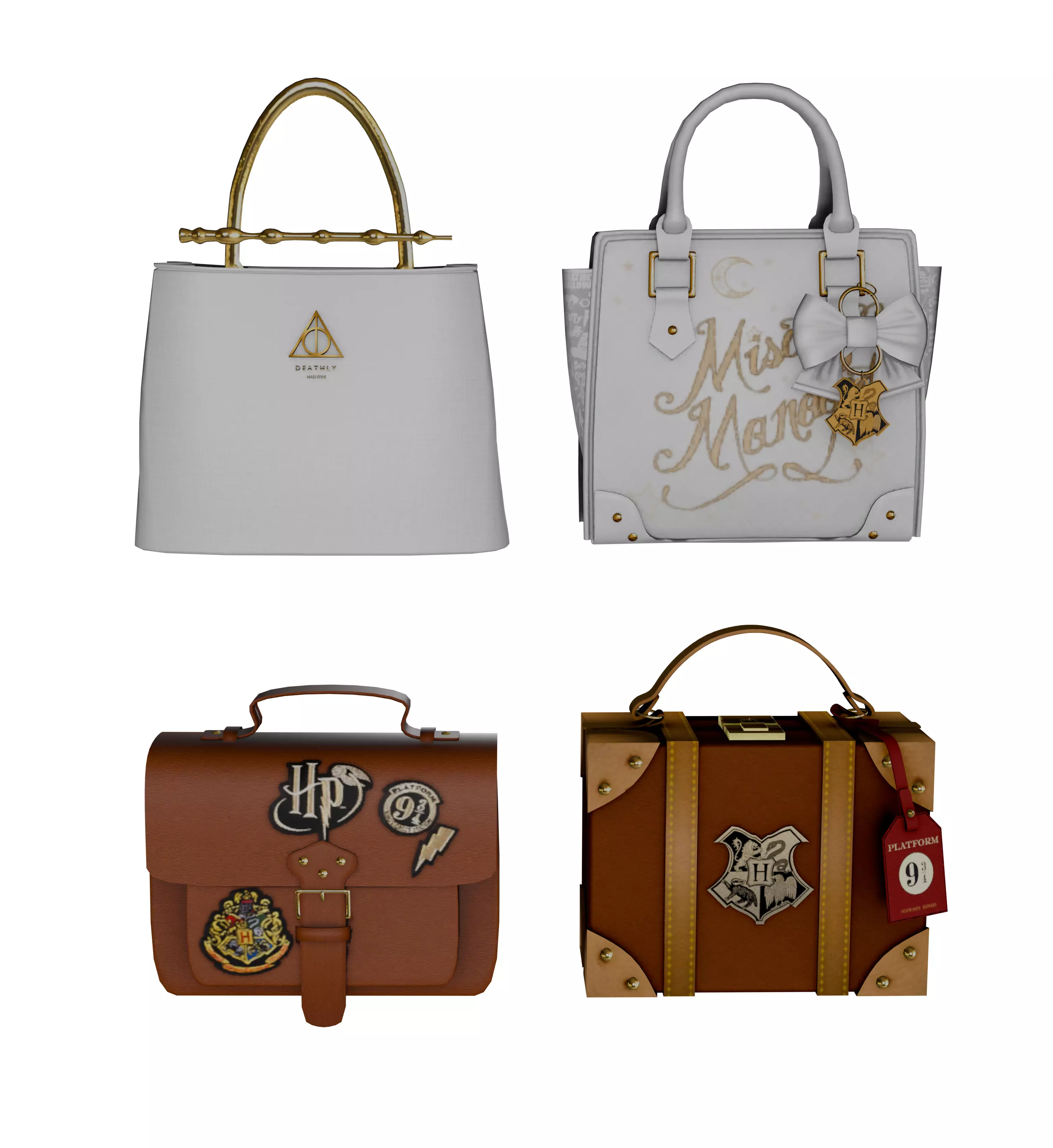 BAG HARRY POTTER Low-poly 3D model