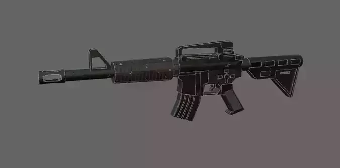 M16 weathered