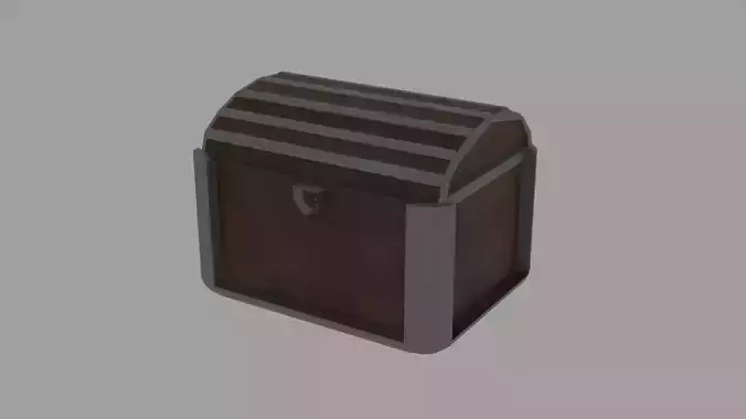 Low poly wooden chest free VR / AR / low-poly 3D model | CGTrader