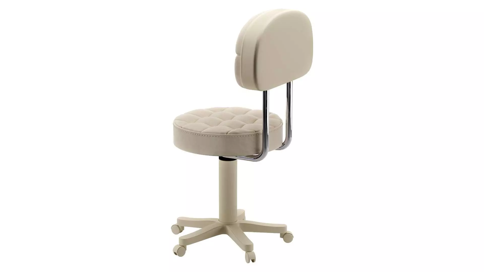 Water Resistant Leather Cushion Styling Chair 3D model