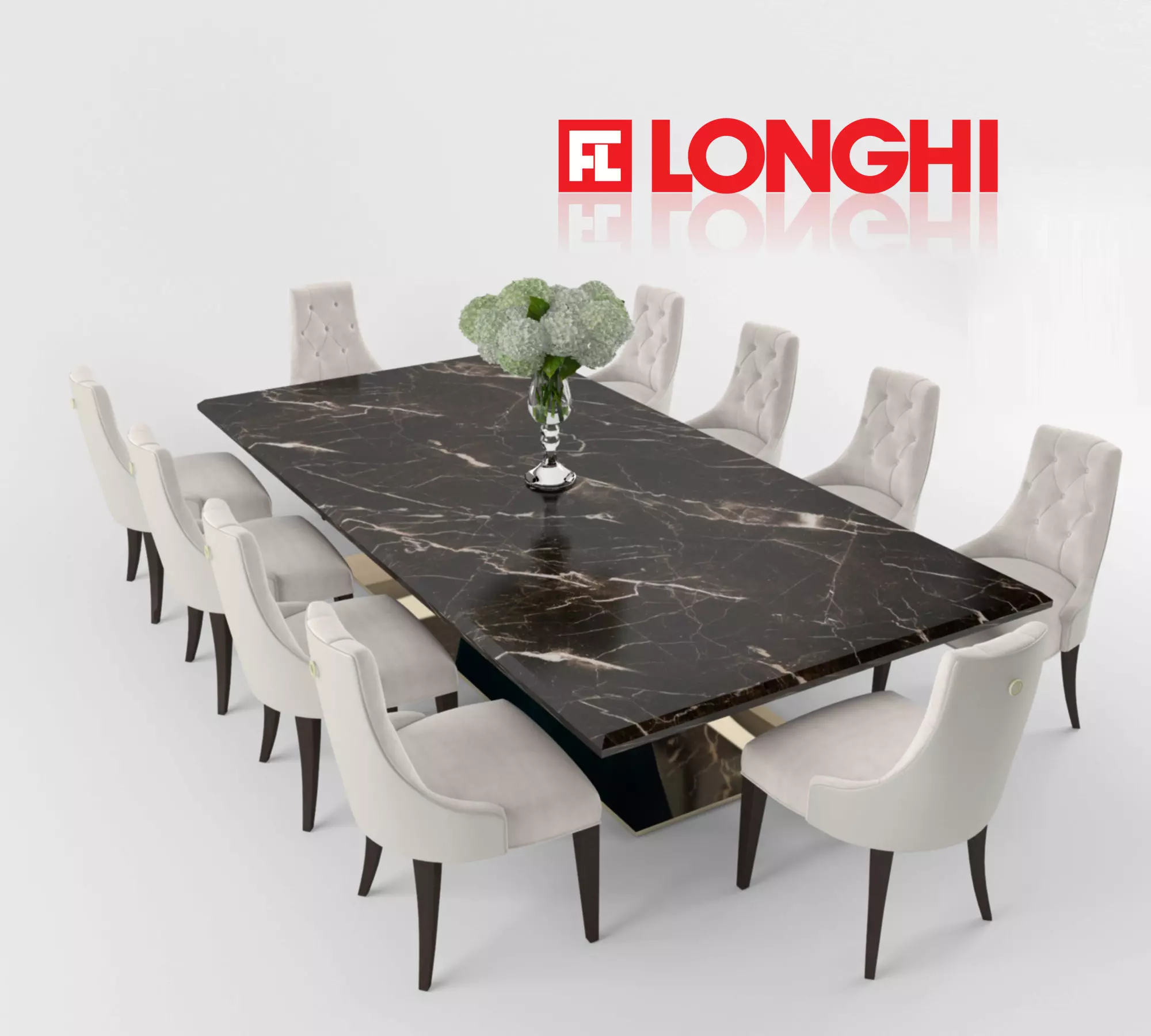 longhi dining  3D model_0