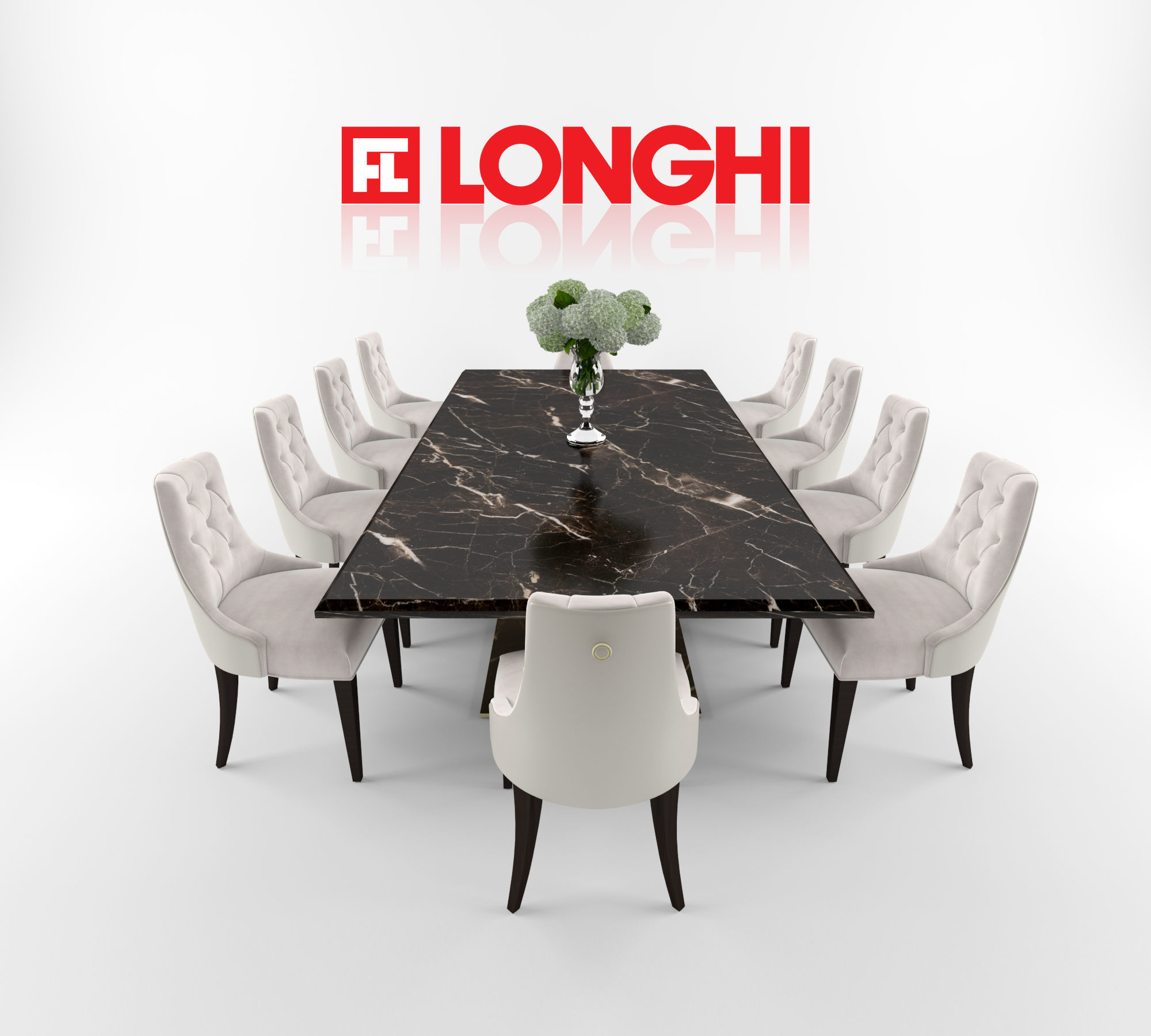 longhi dining  3D model_2