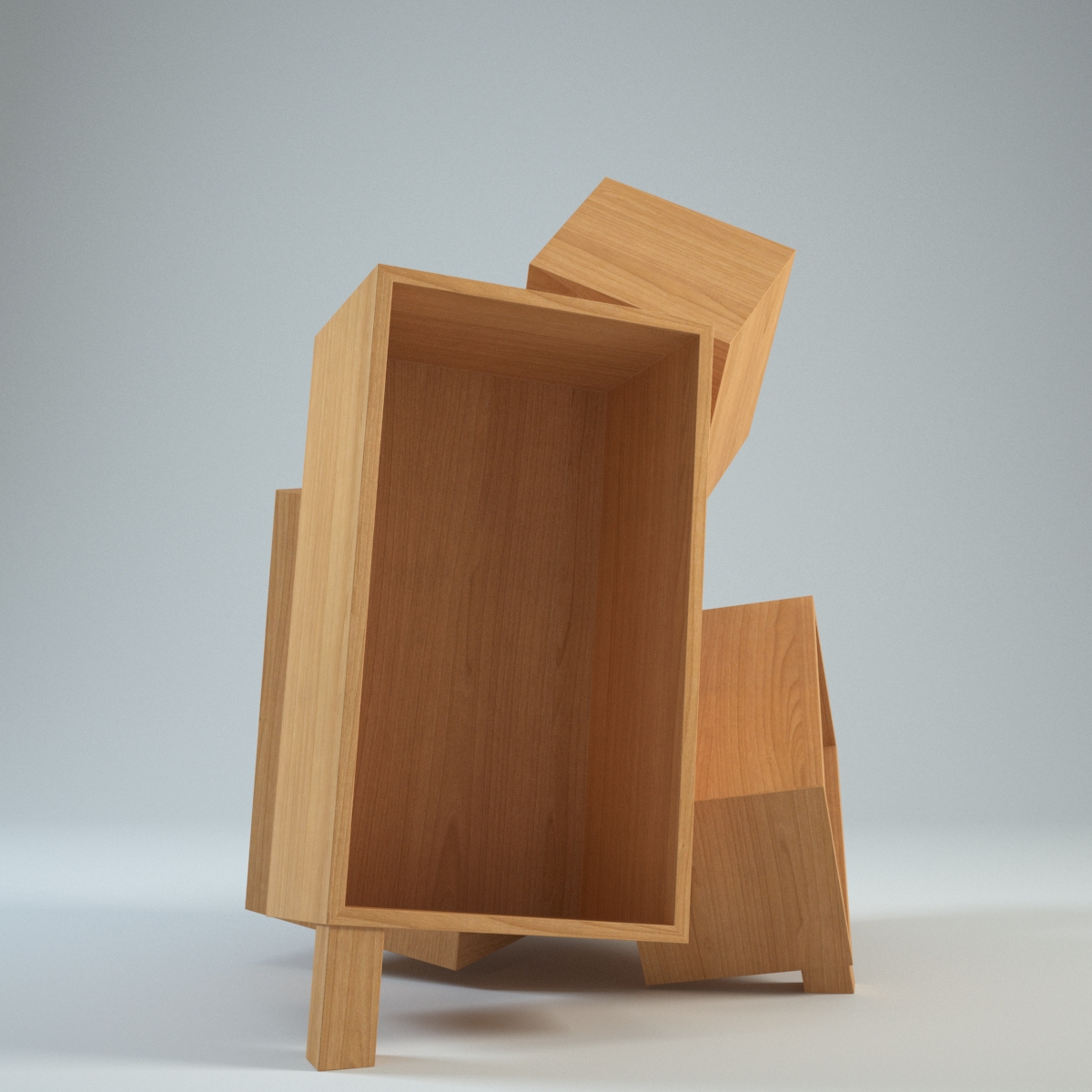 Overdose Cabinet Small 3D model_2