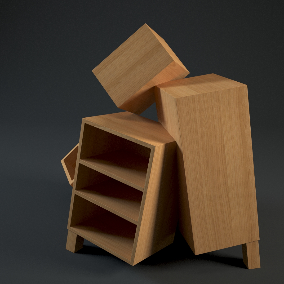 Overdose Cabinet Small 3D model_1
