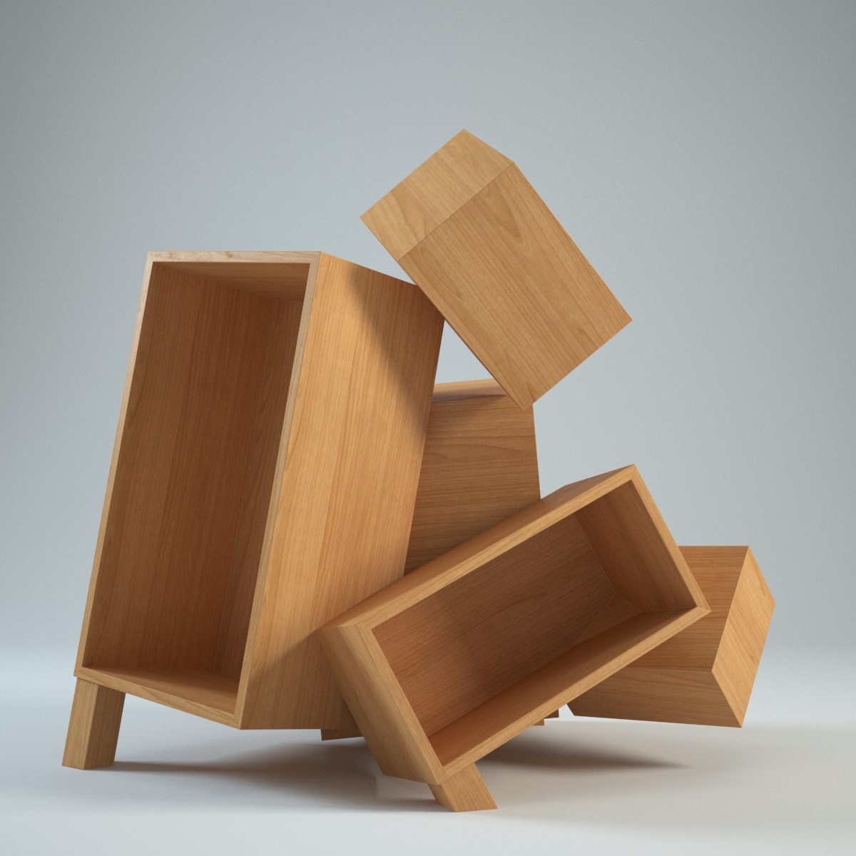 Overdose Cabinet Small 3D model_3