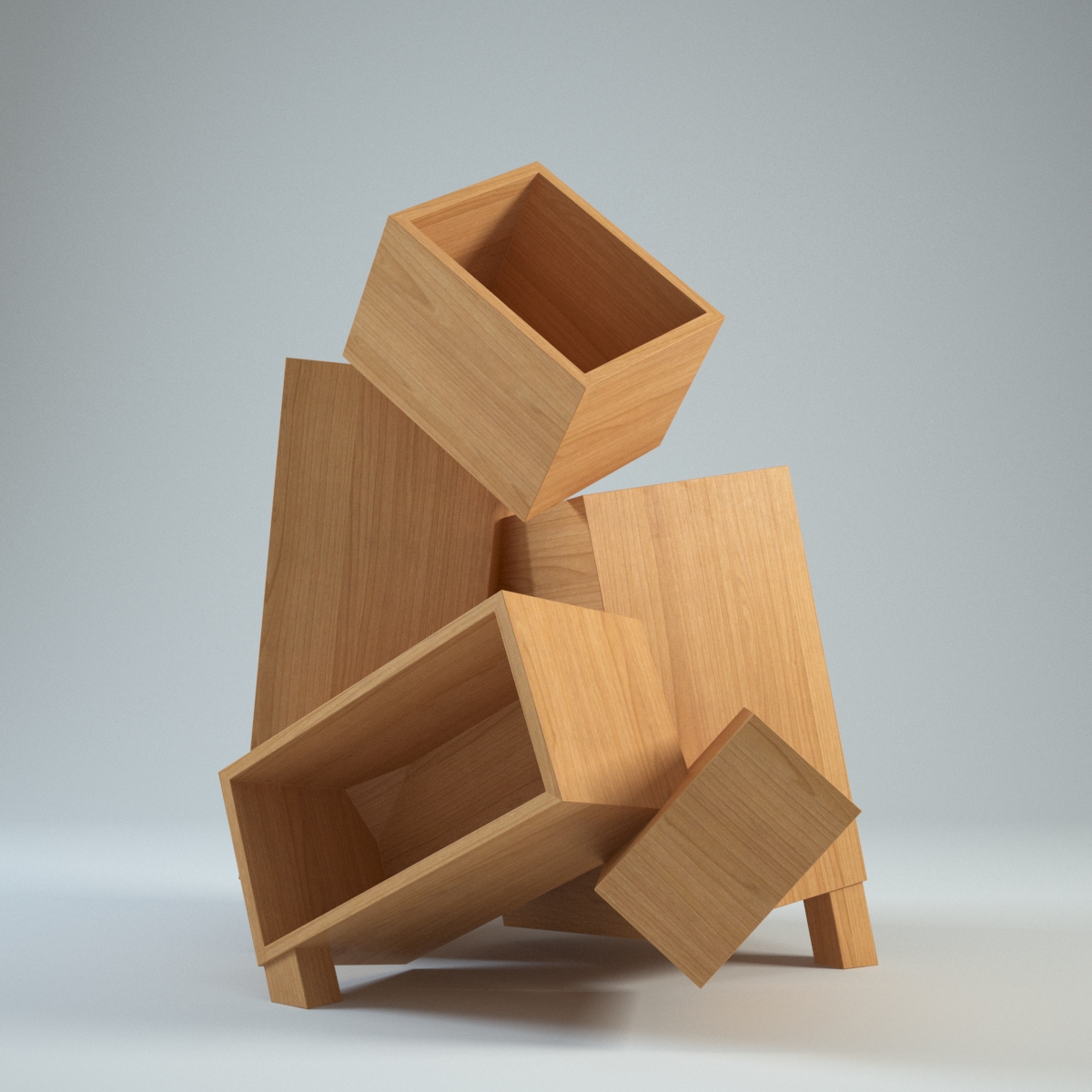 Overdose Cabinet Small 3D model_4