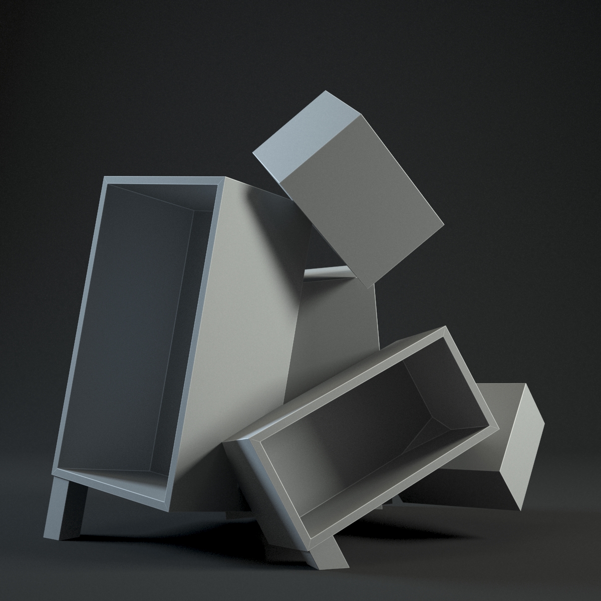 Overdose Cabinet Small 3D model_8