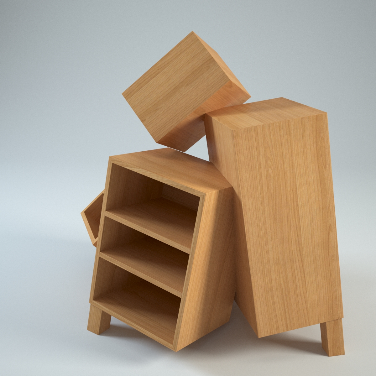 Overdose Cabinet Small 3D model_6