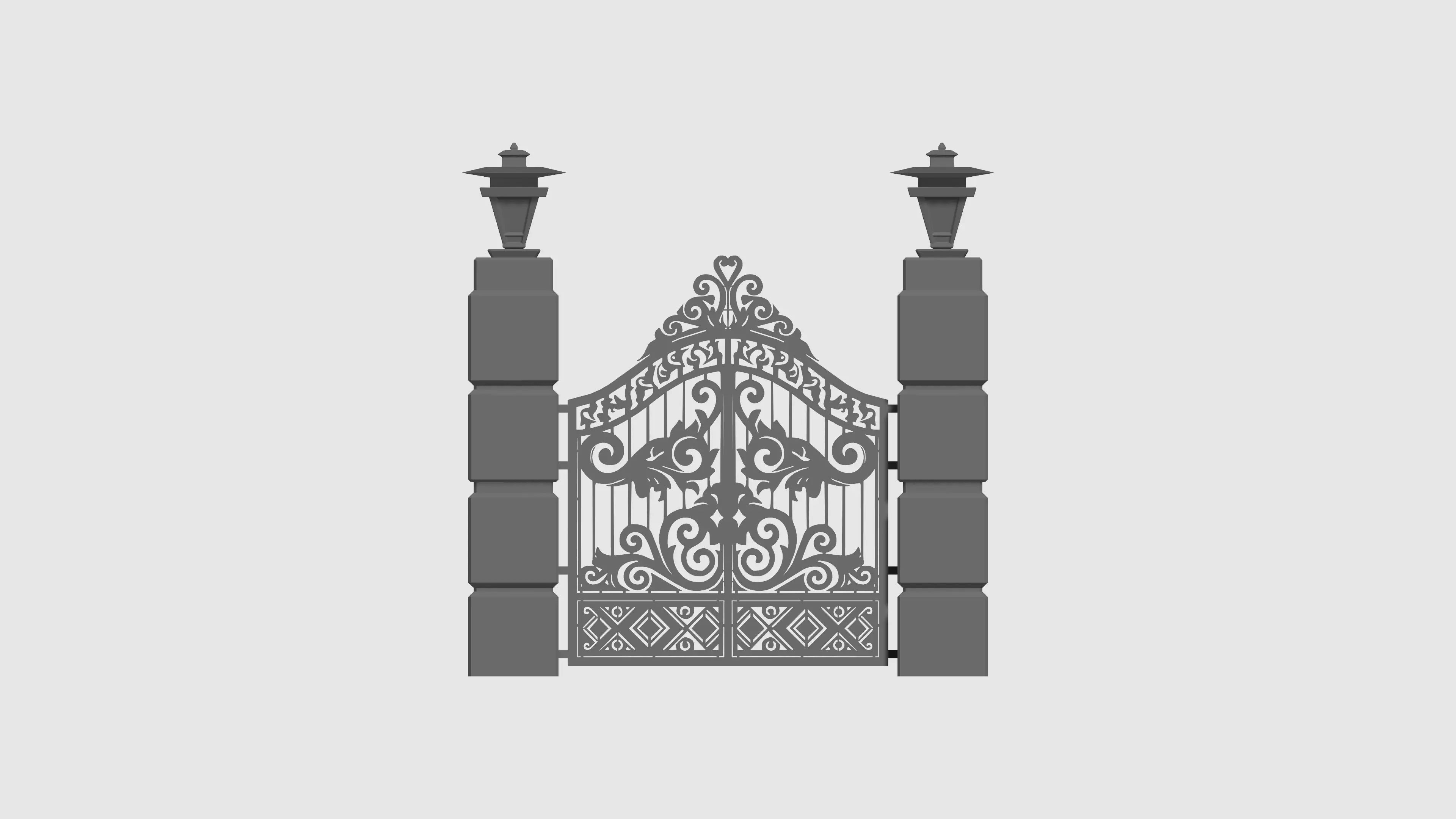 Entrance Gate 3D print model