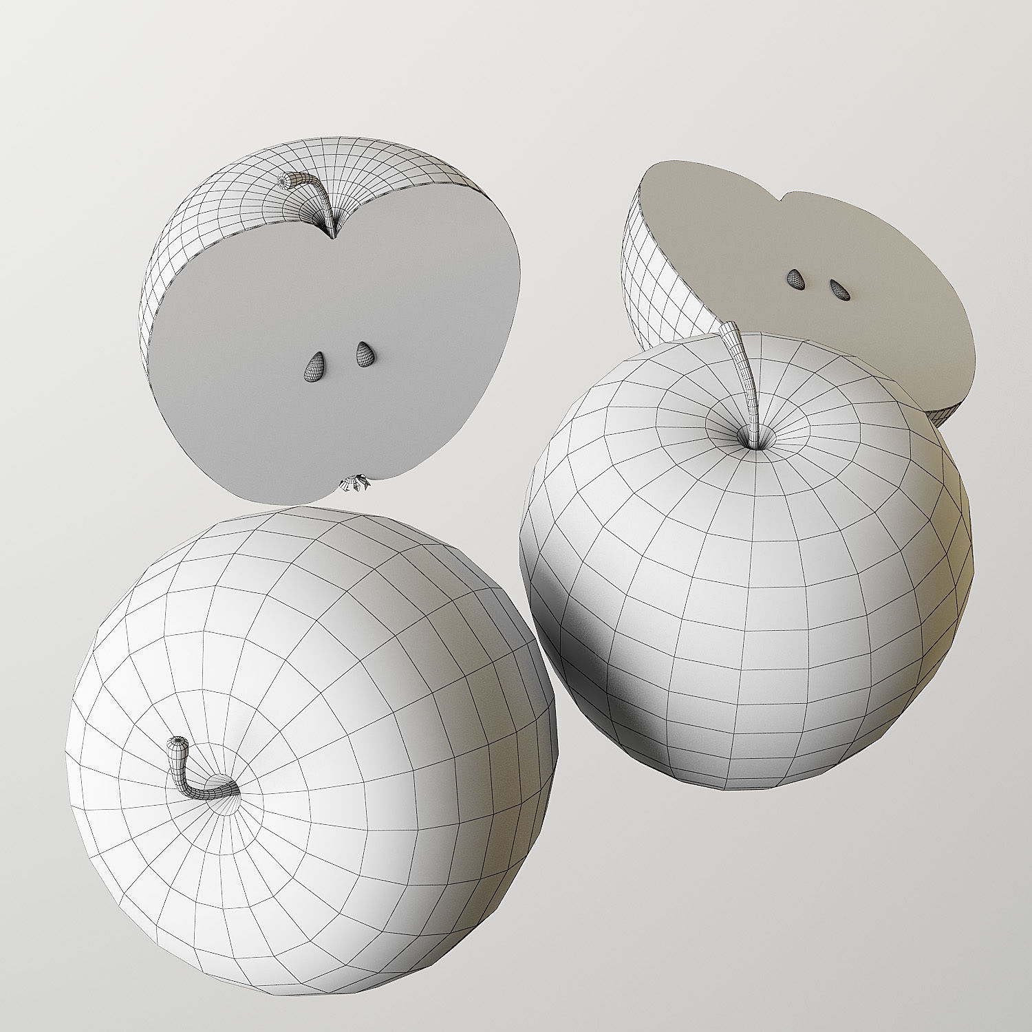 Apples apple 3D model_1