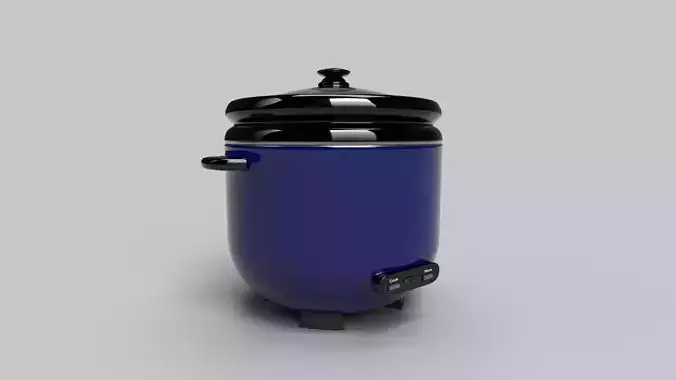 3D model Cartoon Rice Cooker VR / AR / low-poly | CGTrader