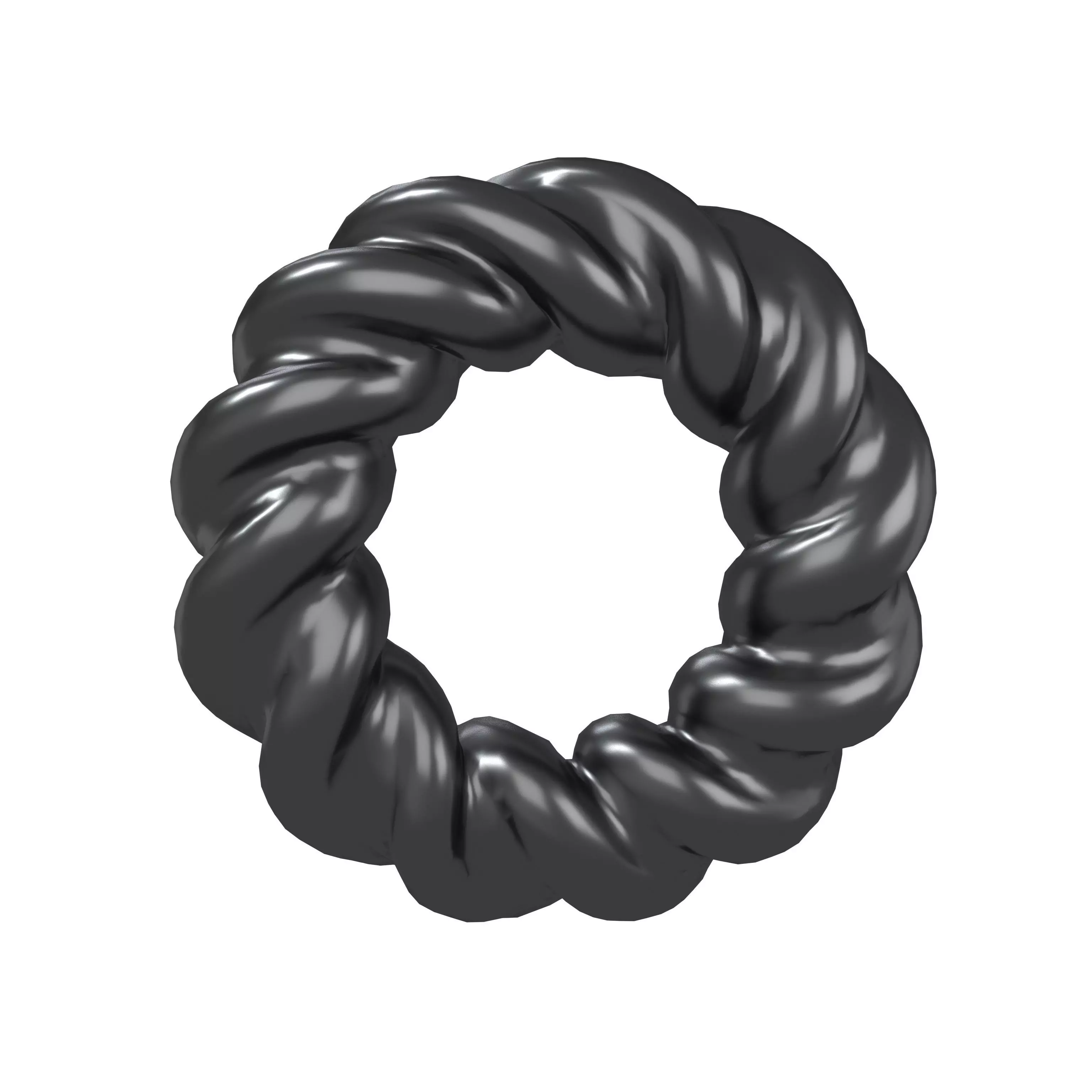 Abstract Ring Shape V4 003 Low-poly 3D model