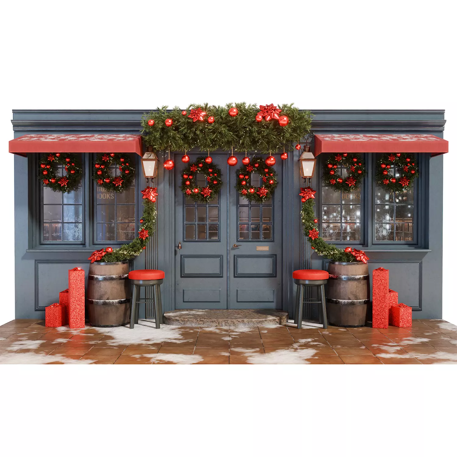 Christmas Entrance 3D model