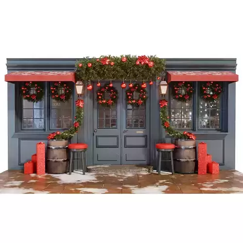 Christmas Entrance 3D model