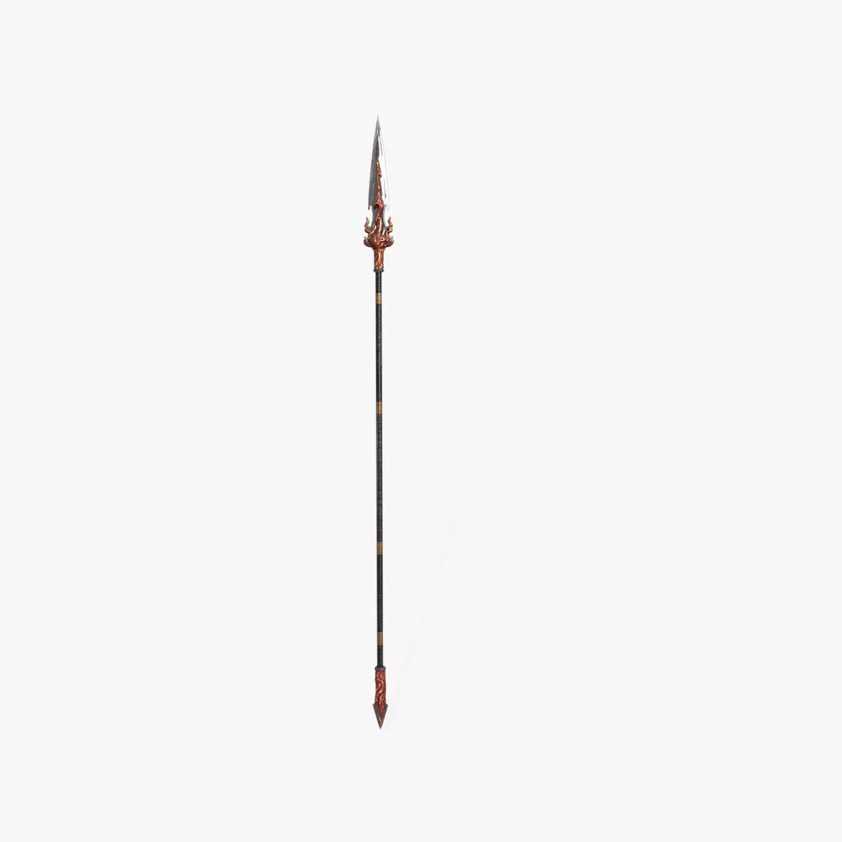 Spear 05 Low-poly 3D model