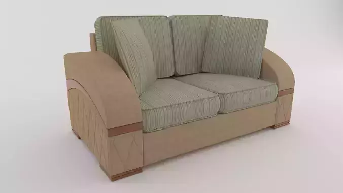 living room sofa 3D model