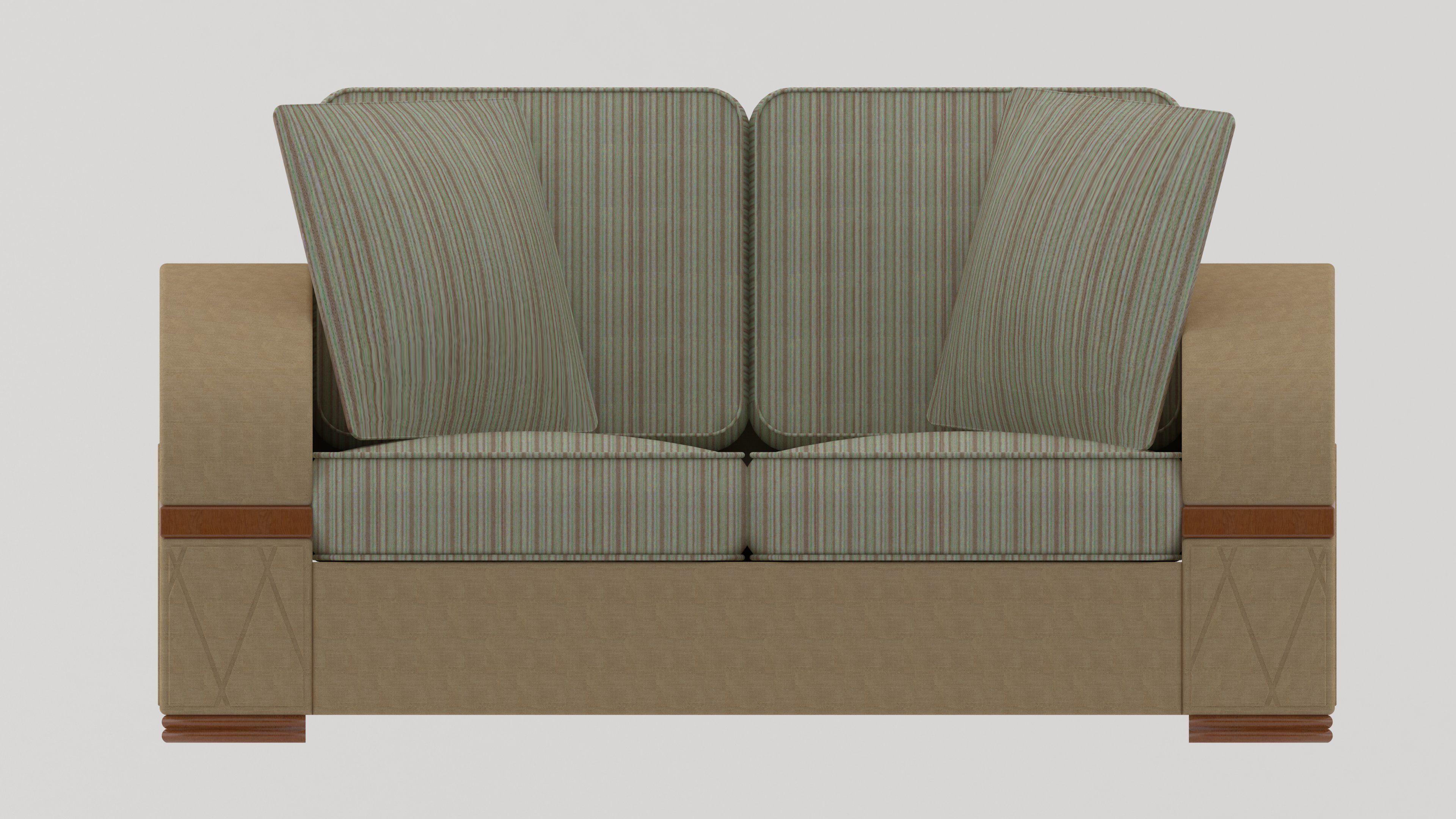 living room sofa 3D model_3
