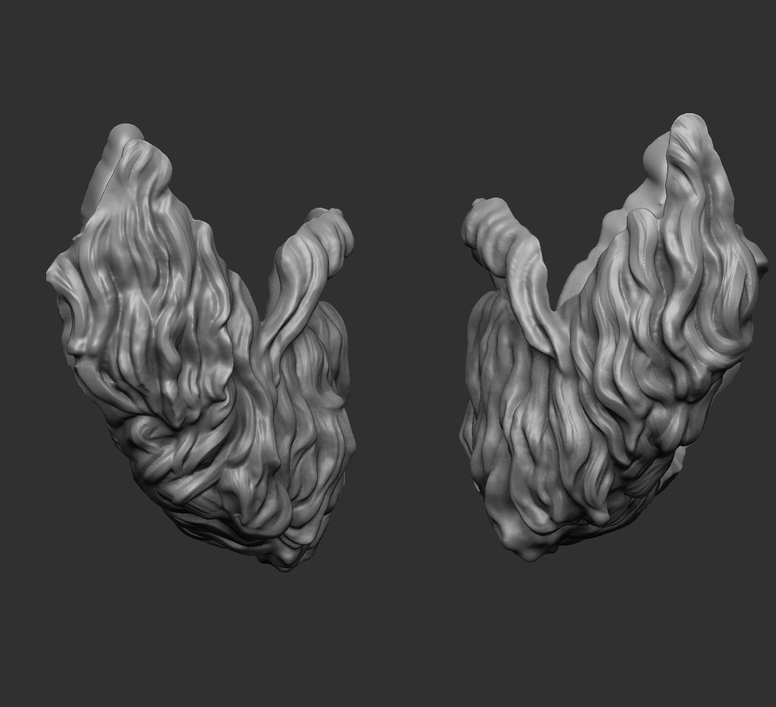 Beard 2 3D model_1
