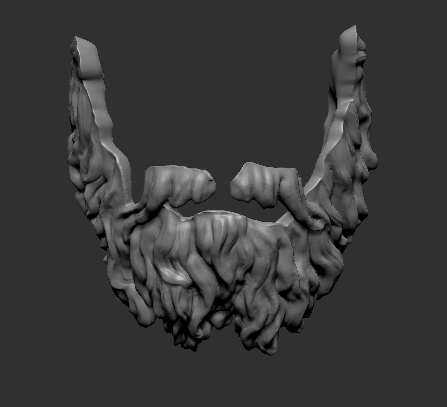 Beard 2 3D model_5