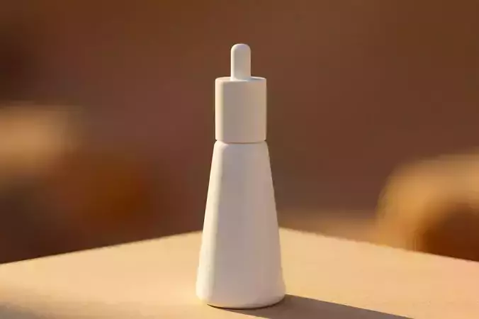 Modern Dropper Bottle Cosmetic Serum Dispenser 