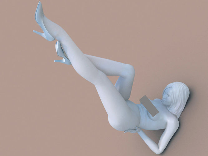 Woman Gym 3D print model