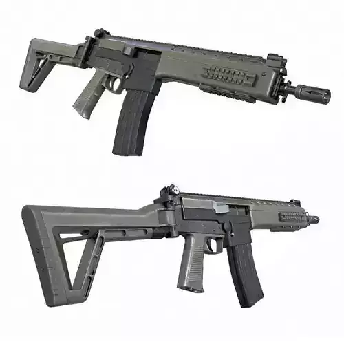 IA2 Assault Rifle Low-poly 3D model