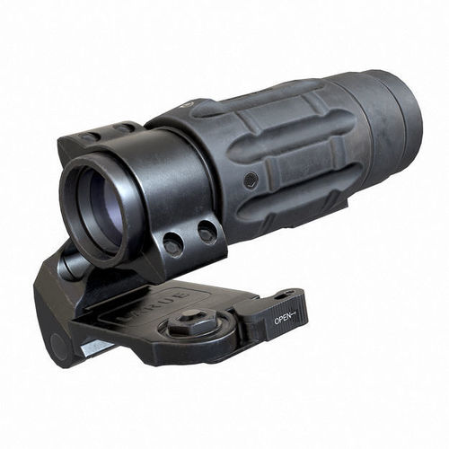 3X Magnifier Low-poly 3D model
