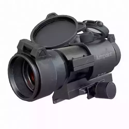 Patrol Rifle Optic Red Dot Sight - PRO RDS Low-poly 3D model
